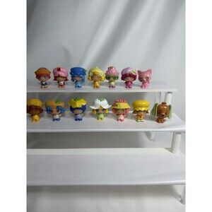 Set/14 Collectible Strawberry Shortcake Micro Cheebees - 1.5" - Blind Bag